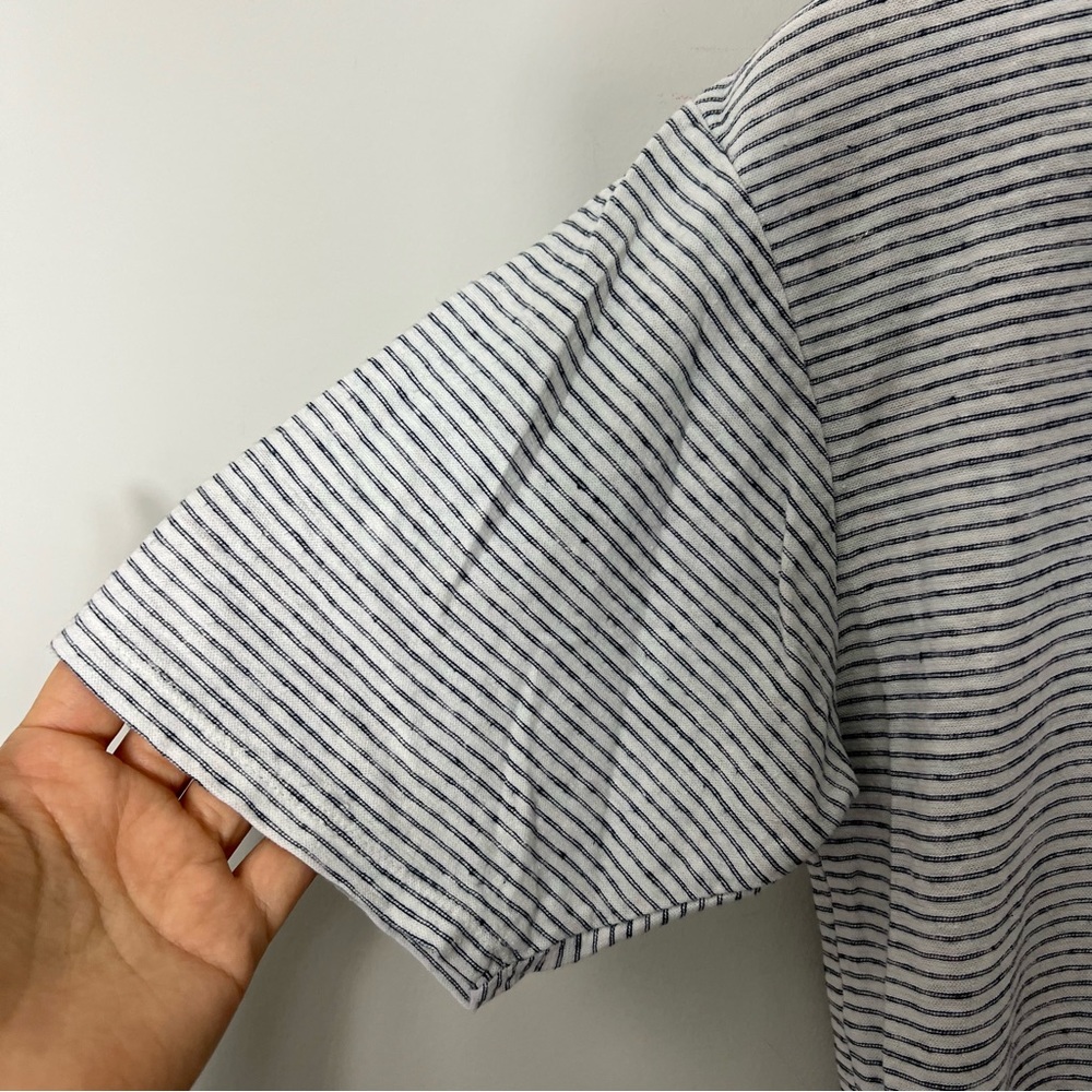 Madewell Women's Striped Gray Top - Picture 6 of 7
